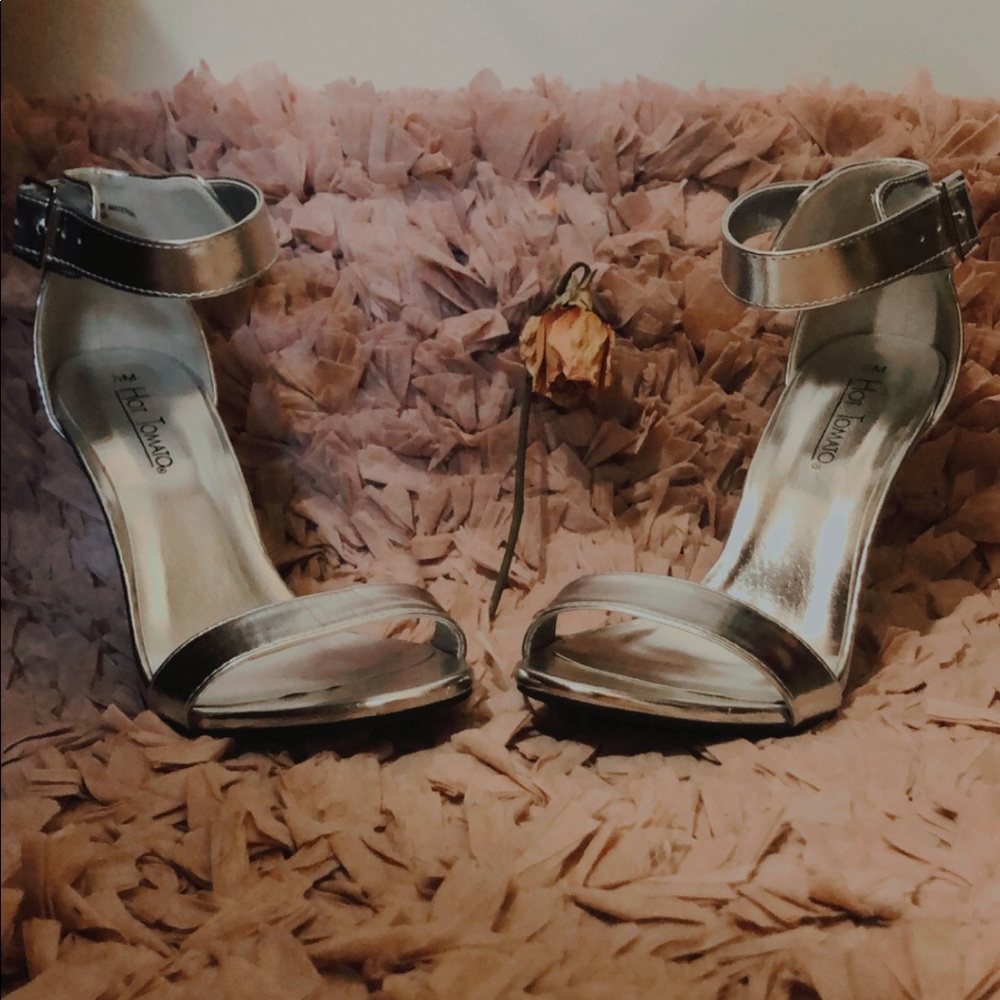 Silver High Heels!
